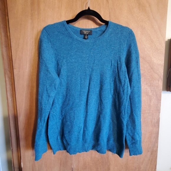 Charter club Luxury100% cashmere.Long sleeve.Teal/ purple sz med,All Products : American Fashion Style Bags On Sale